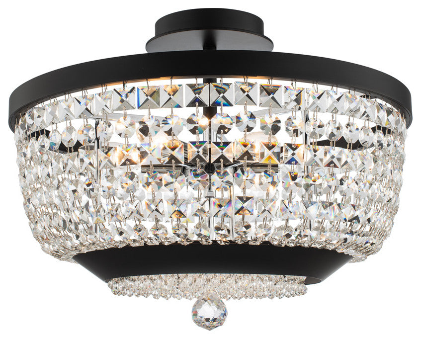 Allegri Terzo Six Light Semi Flush Mount 037345-052-FR001