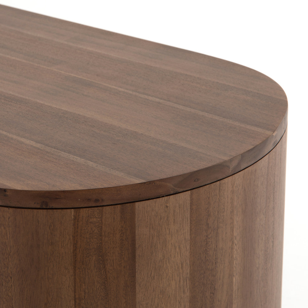Pilar Desk-Caramel Brown Veneer