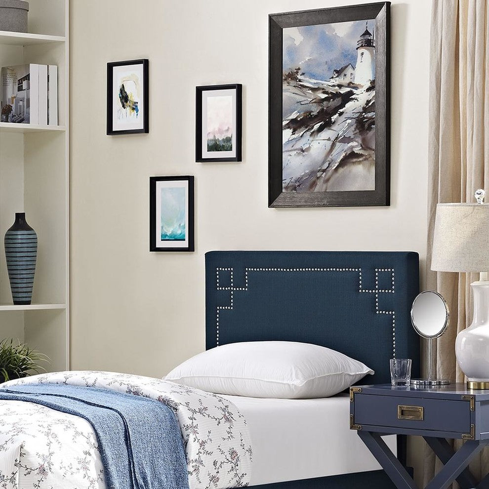 Josie Twin Upholstered Fabric Headboard