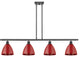 Innovations 516-4I-BK-MBD-75-RD-LED 4 Light Island Light, Matte Black