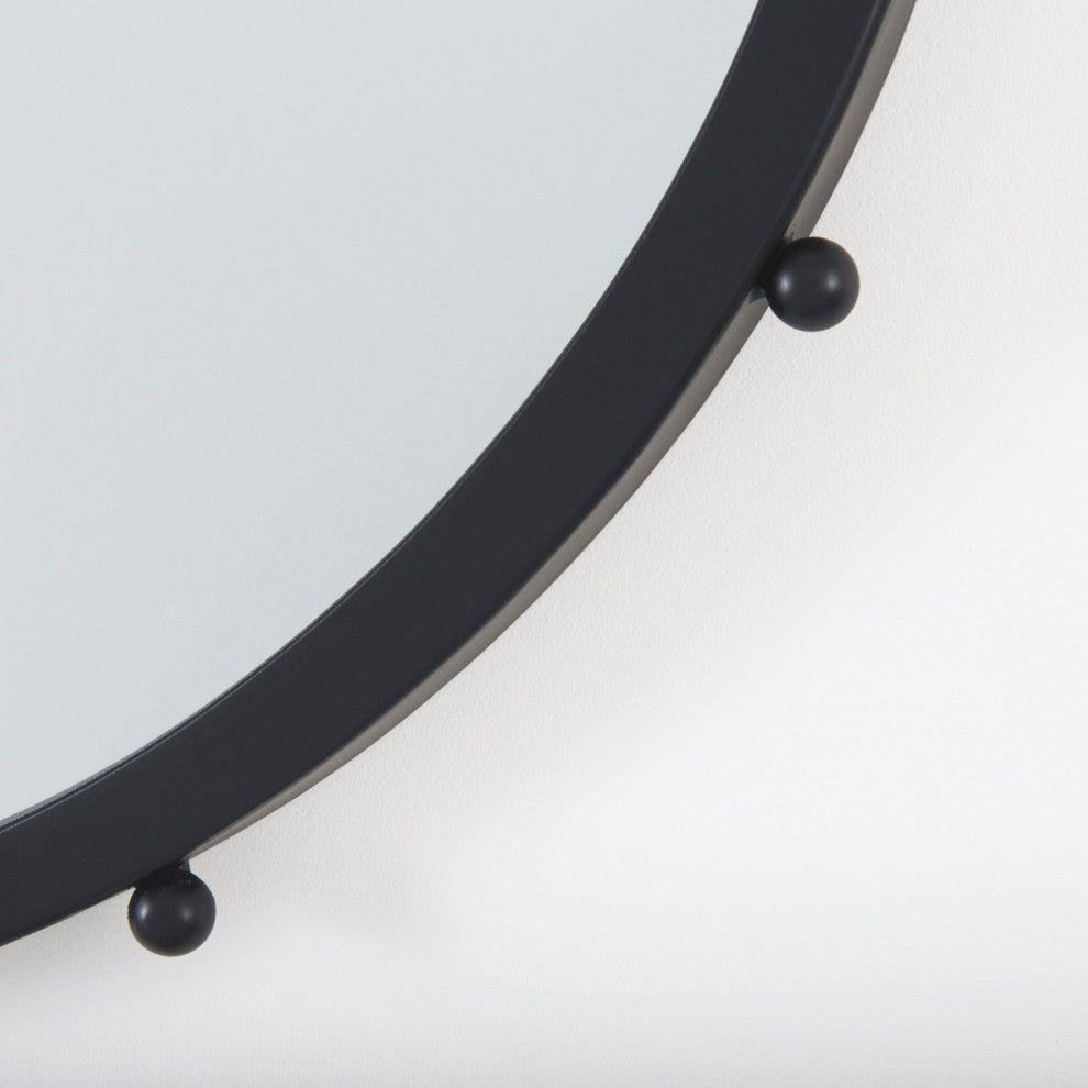 Elena I Small Black Wall Mirror