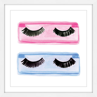 "Lashes" Framed Painting Print