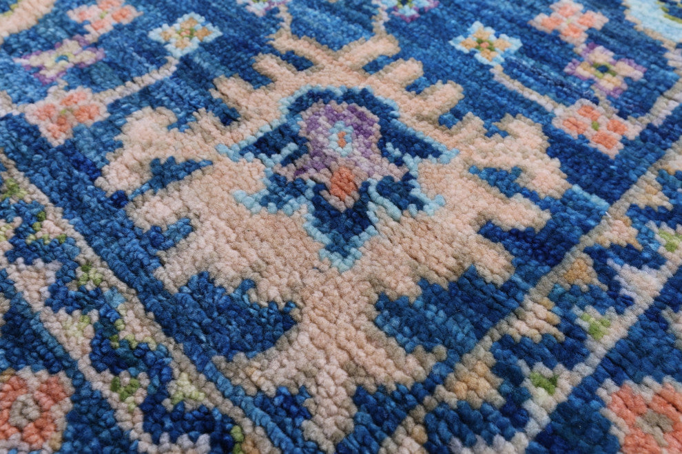 Handmade Turkish Oushak Wool Rug 8' 1" X 10' 0" - Q15660