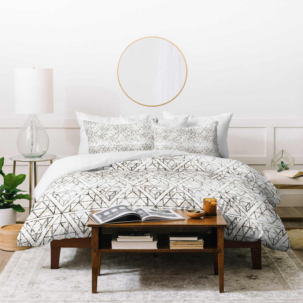 Holli Zollinger Rustic Diamond Duvet Cover Set, Queen