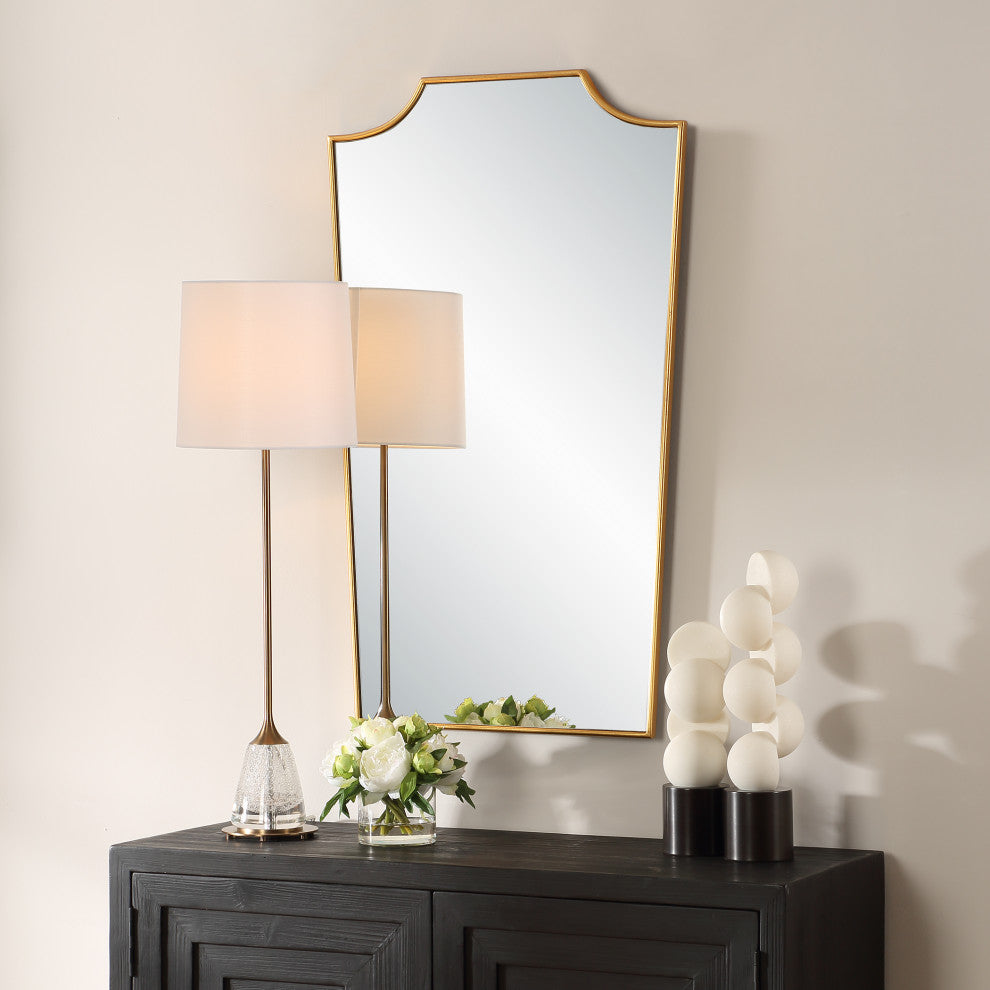 Uttermost Demure Antique Gold Mirror