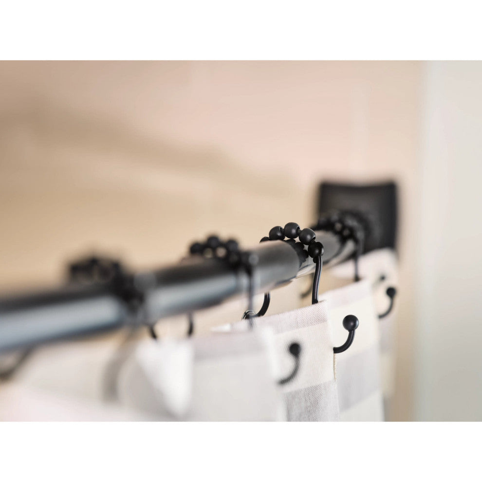 Moen CSR2169 Triva Curved Wall Mounted Curtain Rod - Brushed Nickel