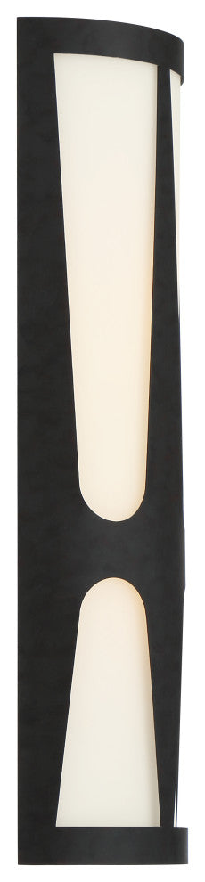 Royston 2 Light Black Wall Mount