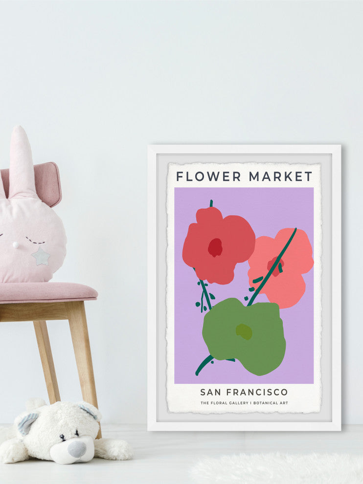 "San Francisco Poppies" Framed Painting Print, 30x45