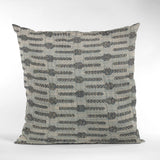 Plutus Blue Needles Stripe Luxury Throw Pillow, 18"x18"