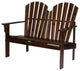 Rockport Loveseat, Burnt Brown