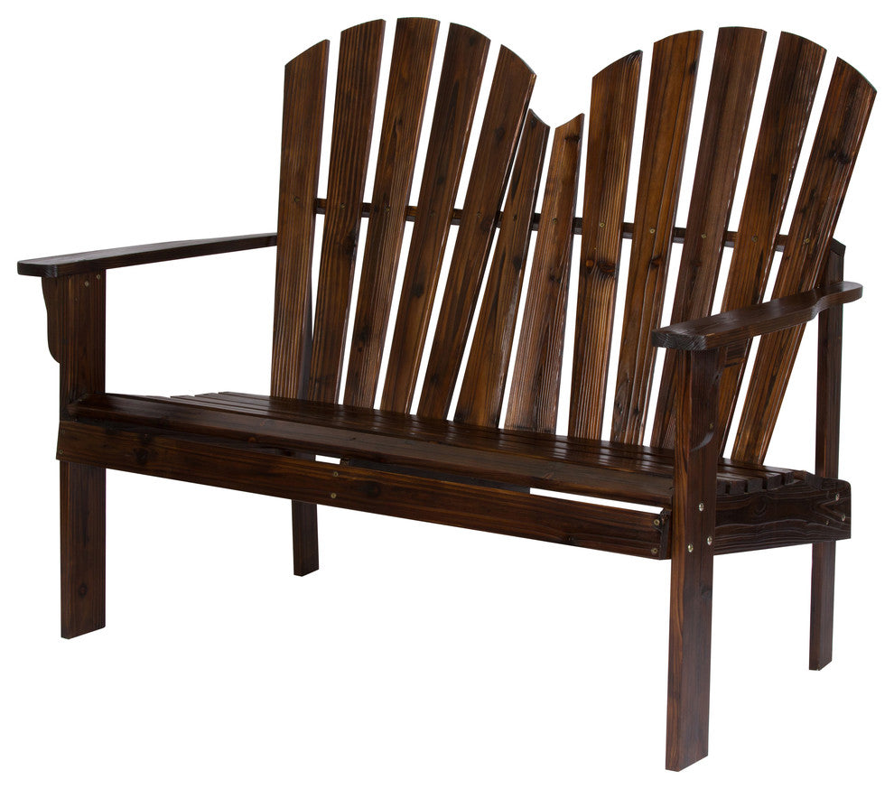 Rockport Loveseat, Burnt Brown