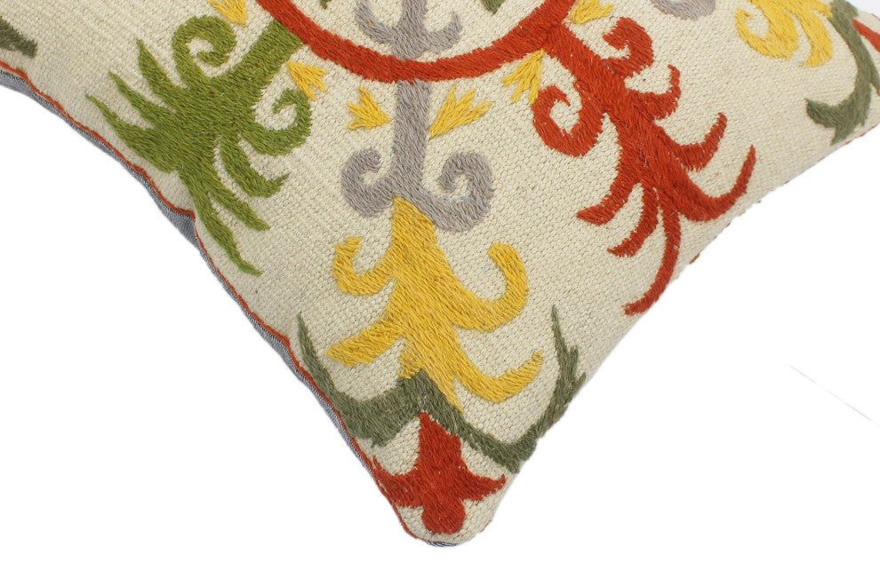 Tribal MacGrego Kilim Suzani Handmade Pillow