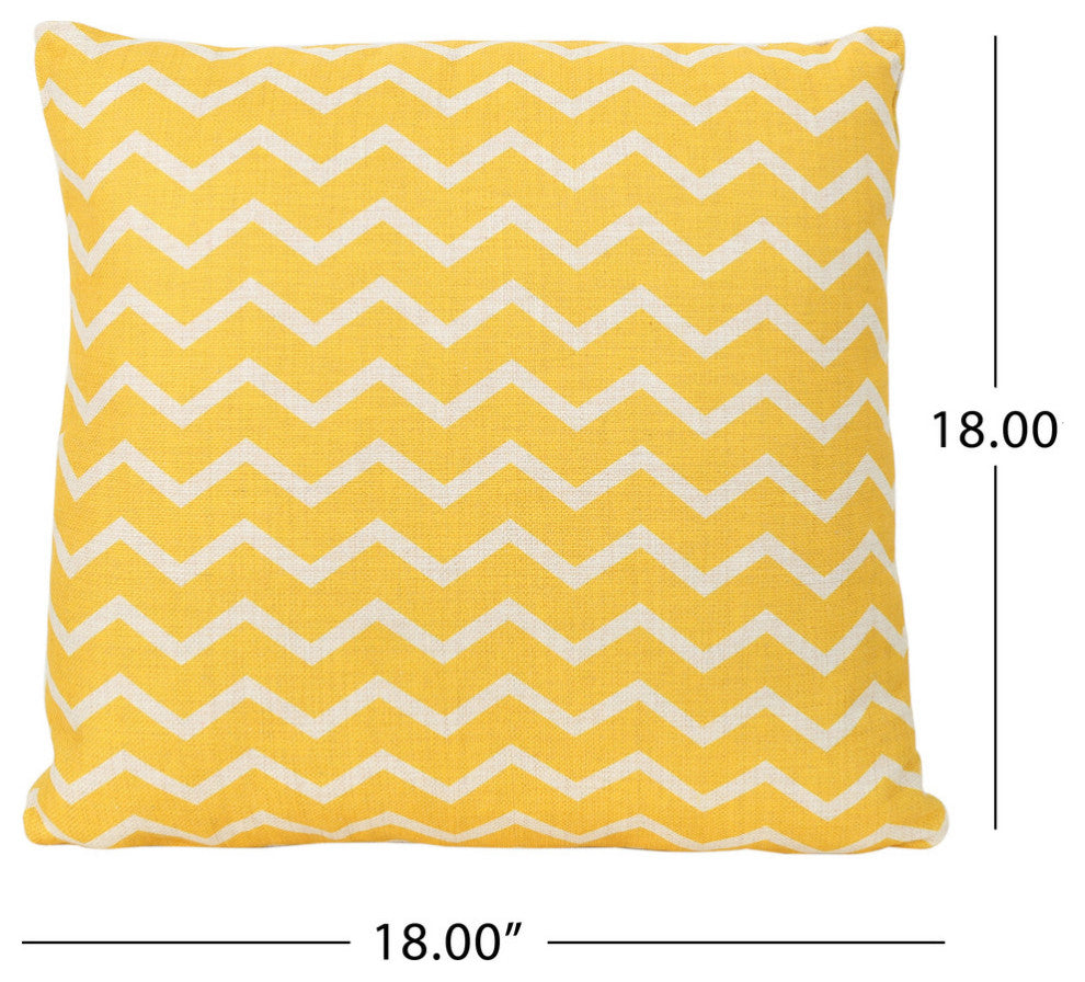 Randy Outdoor 18" Water Resistant Square Pillows, Set of 2