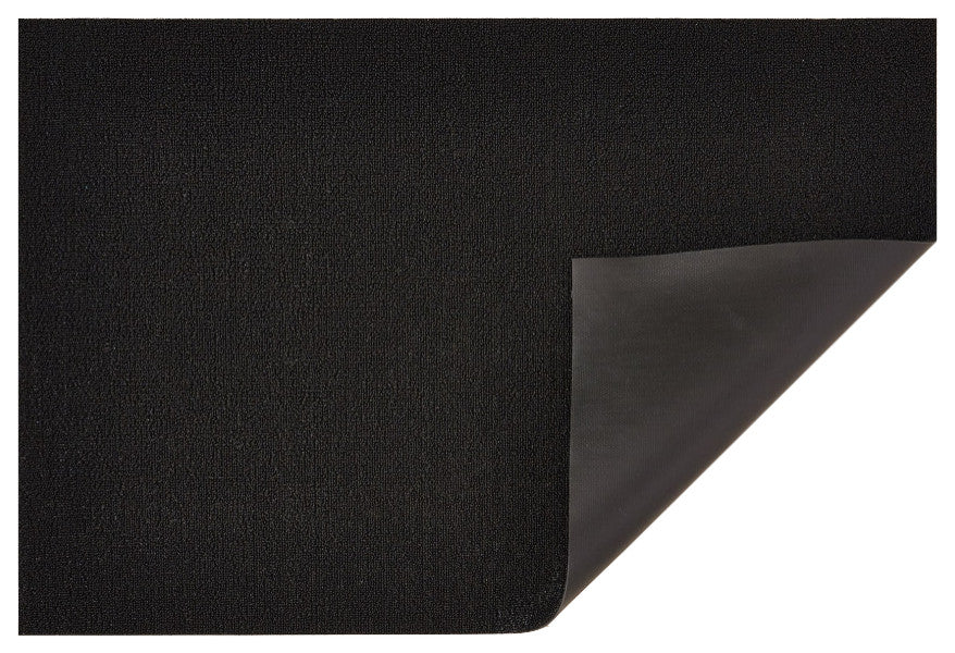 Solid Shag, Black, 36"x60"