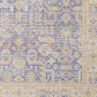Ceniscia Tatum Vintage Polyester Area Rug, Lavender, 5'3"x7'3"