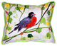 Pair of Betsy Drake Robin Large Indoor/Outdoor Pillows 16x20