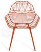 Ace Dining Arm Chair, Matte Orange