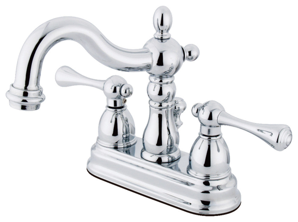 Kingston Brass 4" Centerset Bathroom Faucet, Polished Chrome