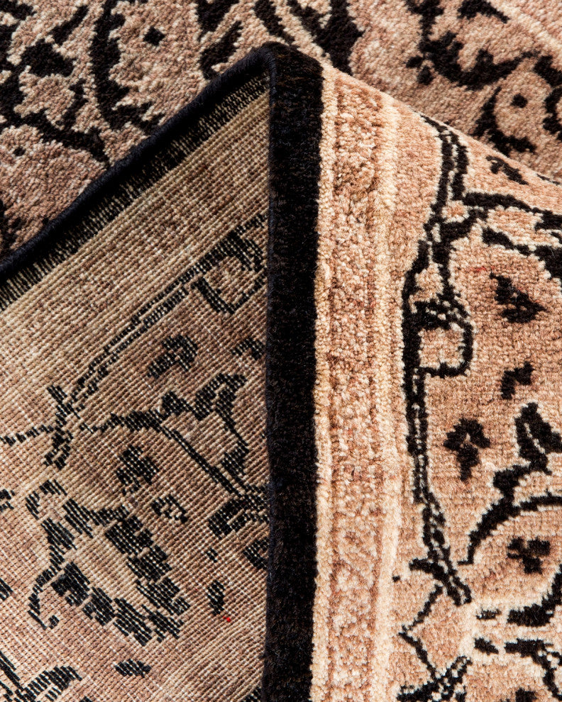 Mogul, One-of-a-Kind Hand-Knotted Area Rug Black, 2' 9 x 4' 2