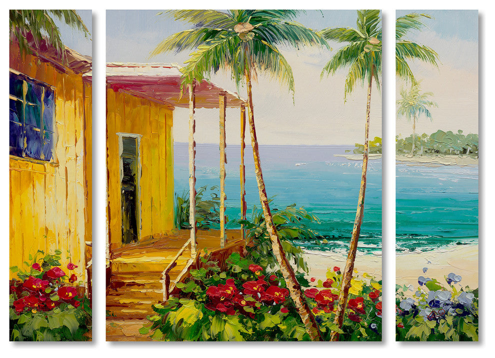 Rio 'Key West Villa' Multi Panel Art Set,, 32"x24"
