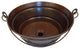 Aged Copper Vessel BUCKET Bathroom Sink