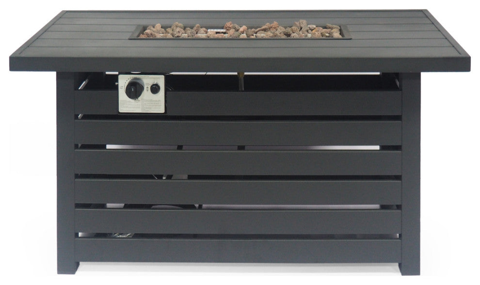 Muriel Rectangular Iron Fire Pit