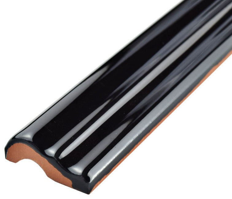 Nero Brillo Zen Ceramic Wall Trim