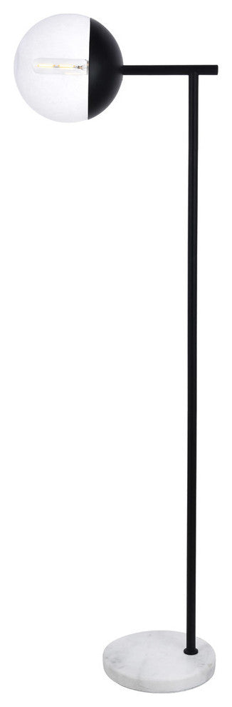 Living District Ld6099Bk Maxime 1-Light Floor Lamp