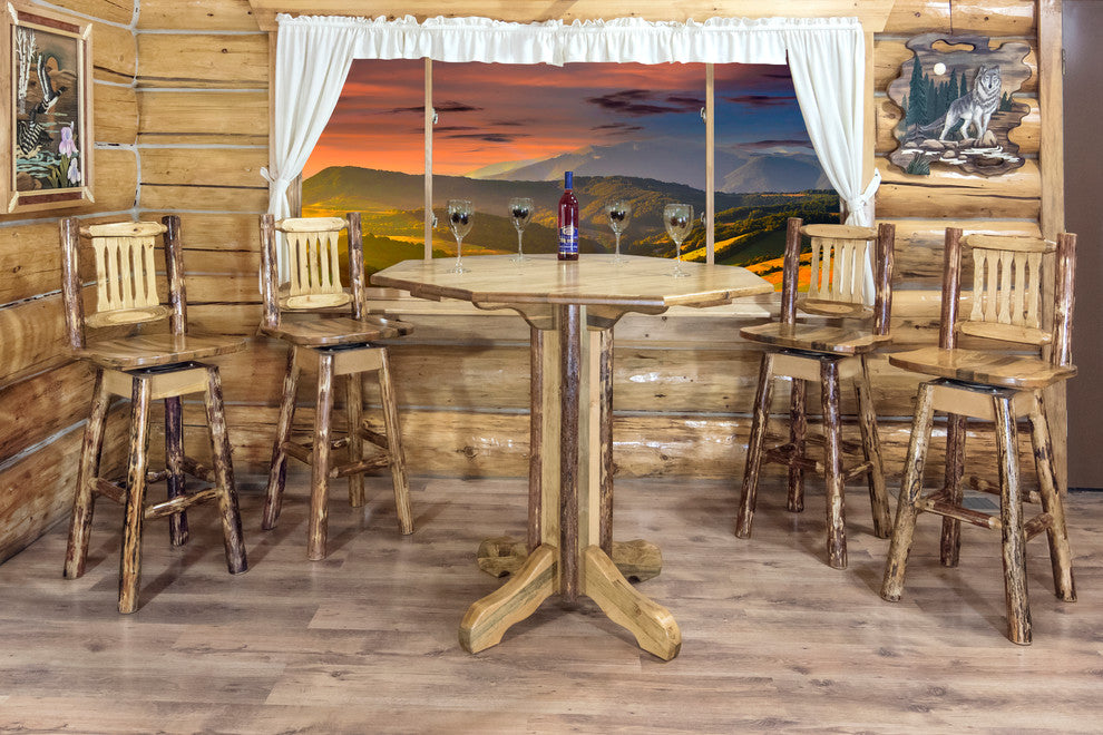 Glacier Country Collection Pub Table