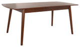 Safavieh Kay Extension Dining Table, Walnut