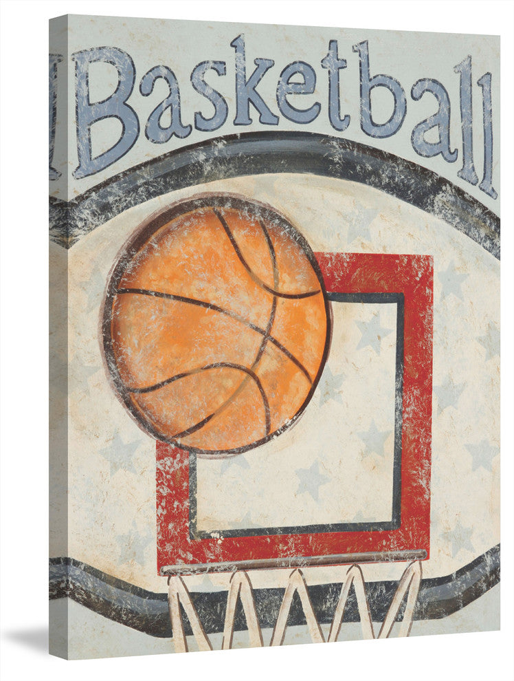 Marmont Hill, "Backboard" by Reesa Qualia Painting on Wrapped Canvas, 30x39