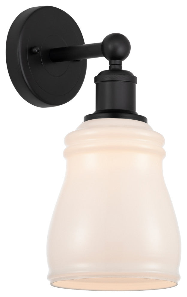 Innovations 616-1W-BK-G391 Ellery 1 Light 4.75" Sconce, Matte Black