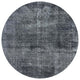 Ahgly Company Indoor Round Mid-Century Modern Area Rugs, 3' Round