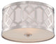 Libby Langdon for Crystorama Jennings 3 Light Polished Nickel Ceiling Mount
