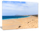Sea and Clouds in Blue Sky, Seashore Canvas Art Print, 60"x28"