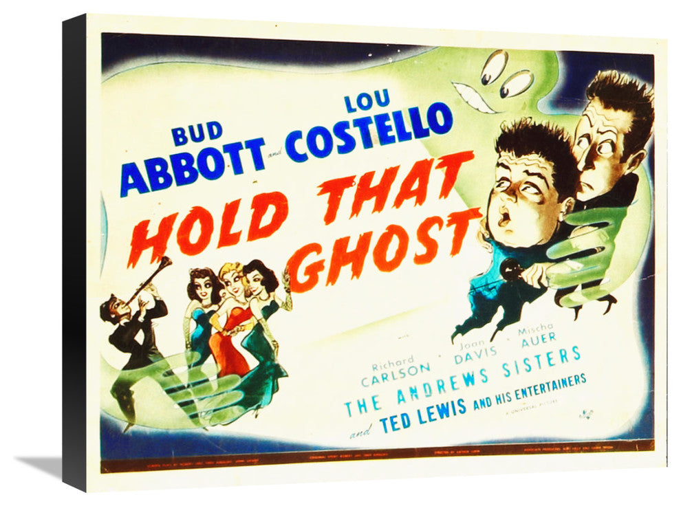 "Abbott & Costello - Hold That Ghost" Canvas by Hollywood Photo Archive, 22x17"