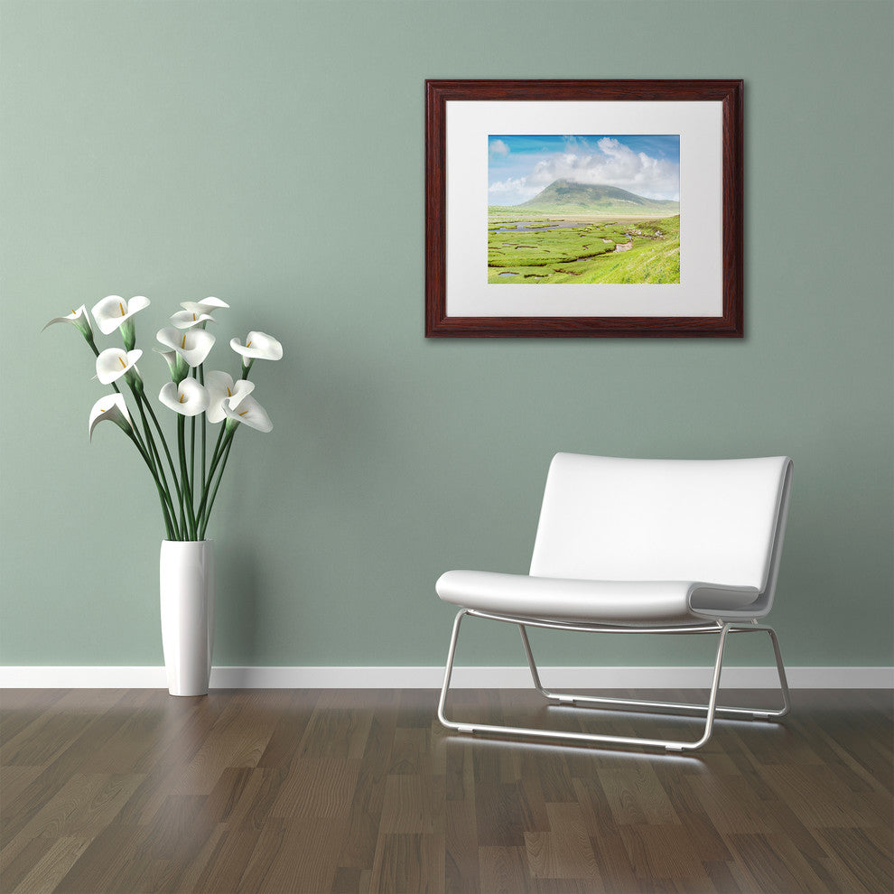 Blanchette Photography 'The Harris Saltings', Wood Frame, White Matte, 20"x16"