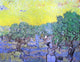 Vincent Van Gogh Olive Grove With Picking Figures Wall Decal