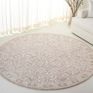 Safavieh Lauren Ralph Lauren Collection LRL6935 Rug, Silver/Ivory, 7' Round