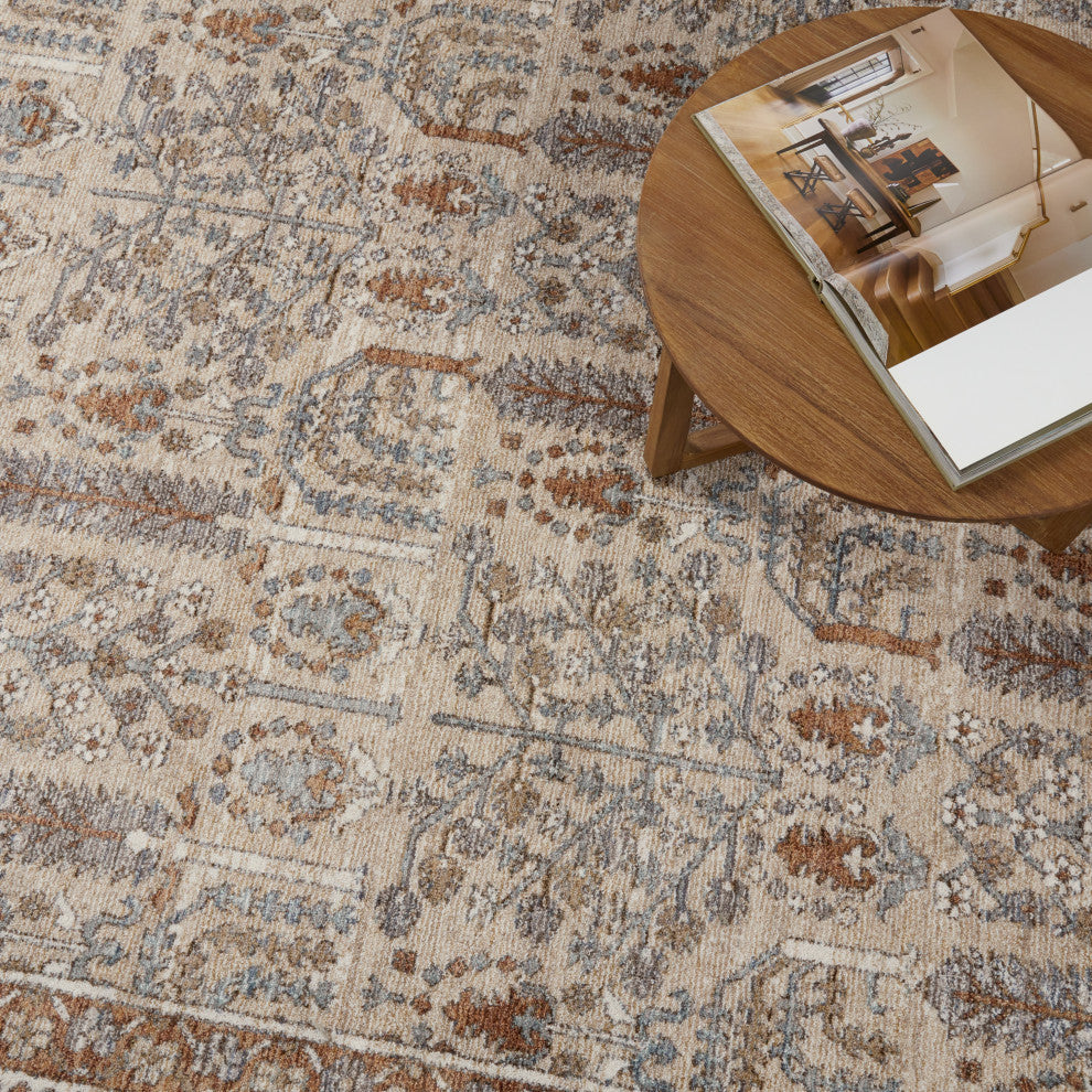Jaipur Living Regard Floral Slate/ Bronze Area Rug 4'X6'