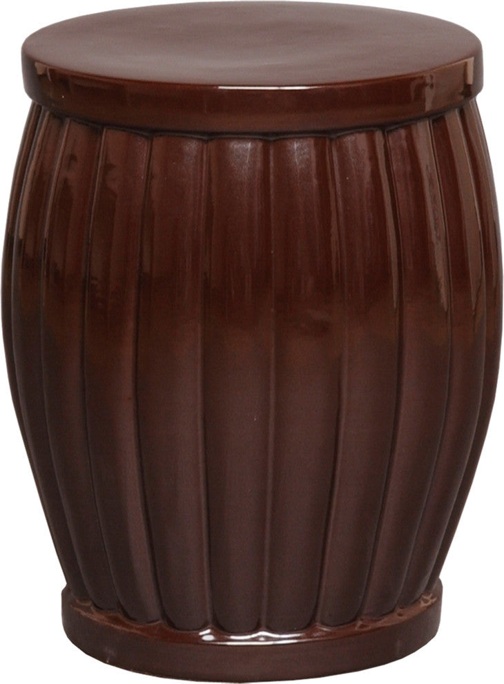 Dixon Garden Stool/Table, Brown