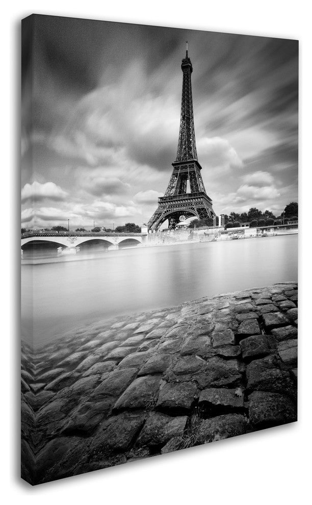 'Eiffel Tower Study I' Canvas Art by Moises Levy
