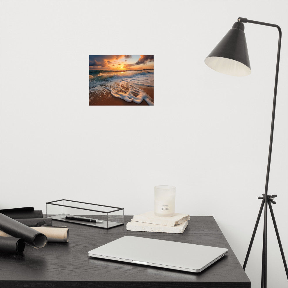Coastal Artwork: California Dreamin' Photorealistic Digital Art Loose, 8" X 10"