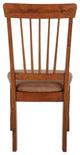 Classic Dining Room Chair Set of 2, Dark Brown