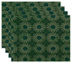 Sun Tile Geometric Print Placemat, Set of 4, Green