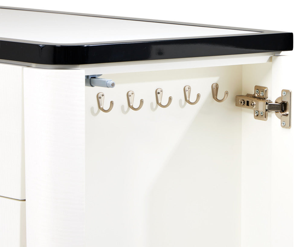 Tuxedo 6-Drawer Chest, Piano Keyboard