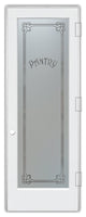 Pantry Door - Enna Harrington - Primed - 24" x 80" - Knob on Left - Push Open