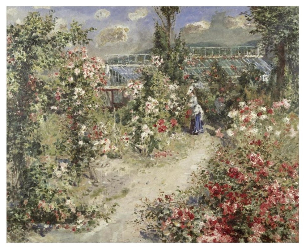 "The Greenhouse" Digital Paper Print by Pierre-Auguste Renoir, 46"x38"