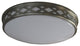Thaddeus LED Ceiling Fixture, Nickel, 10"
