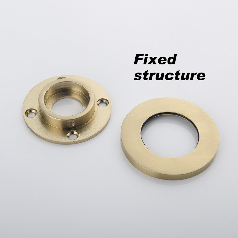 Wellfor Pot Filler Faucet Wall Mount, 4 GPM Flow Rate, Brushed Gold